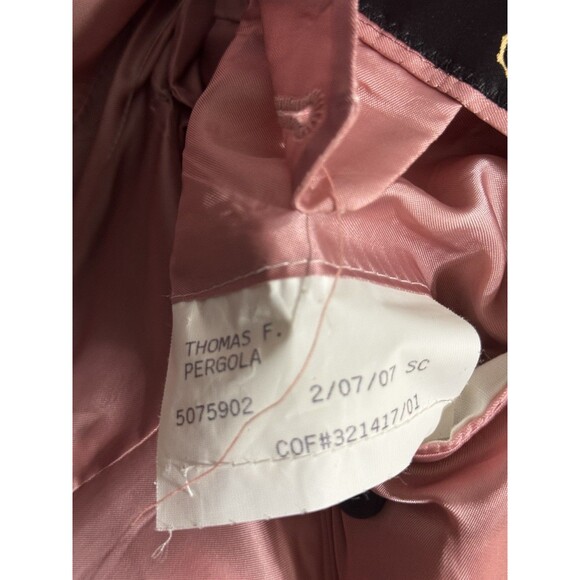 Tom James Executive Collection Men’s Blazer Blue Check 2-Button 40R Hand - Picture 4 of 9